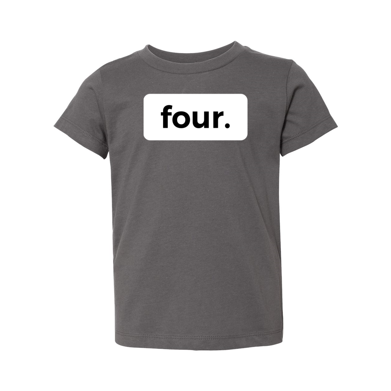 four. FOURTH 4TH birthday tee