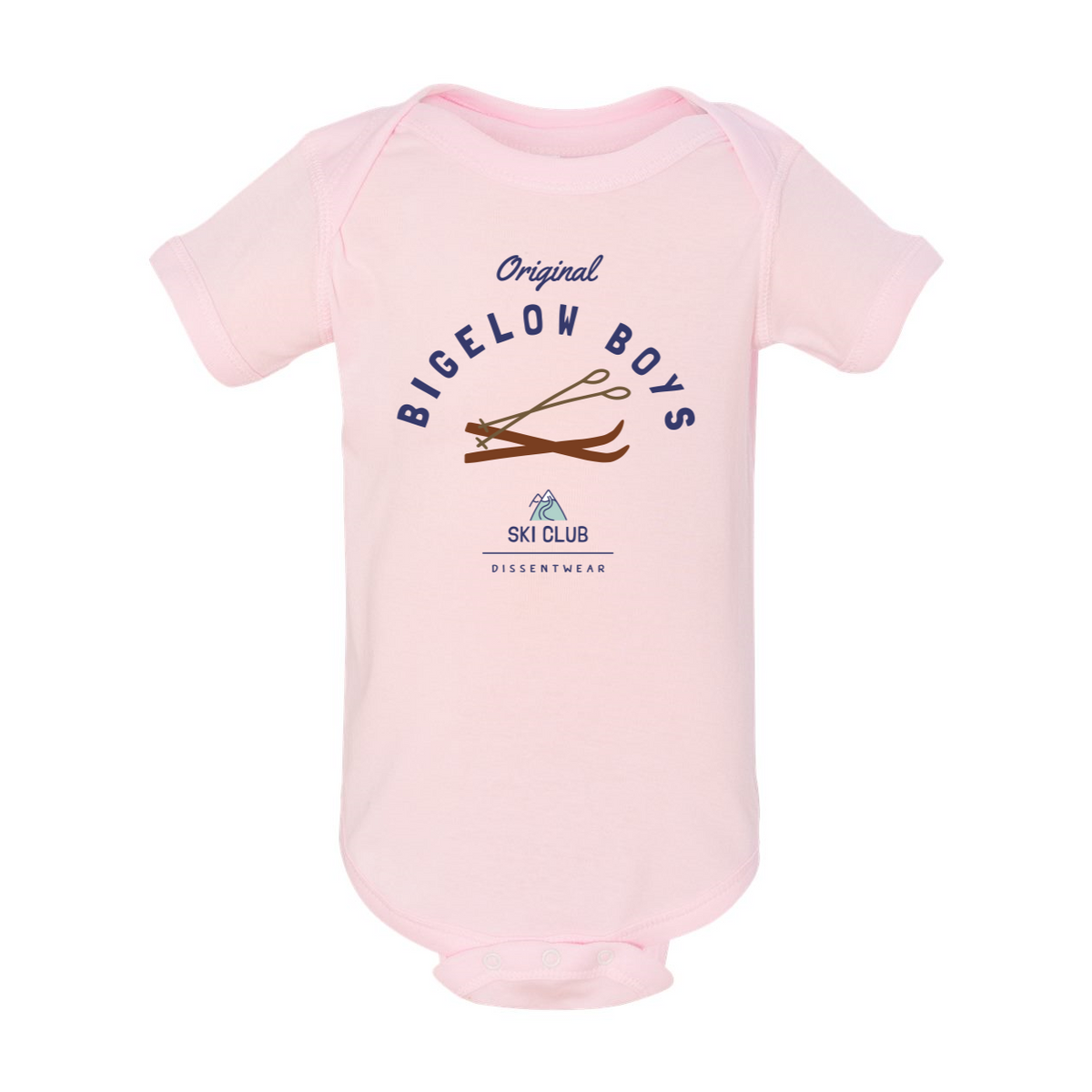 ORIGINAL BIGELOW BOYS SKI CLUB INFANT ONESIE
