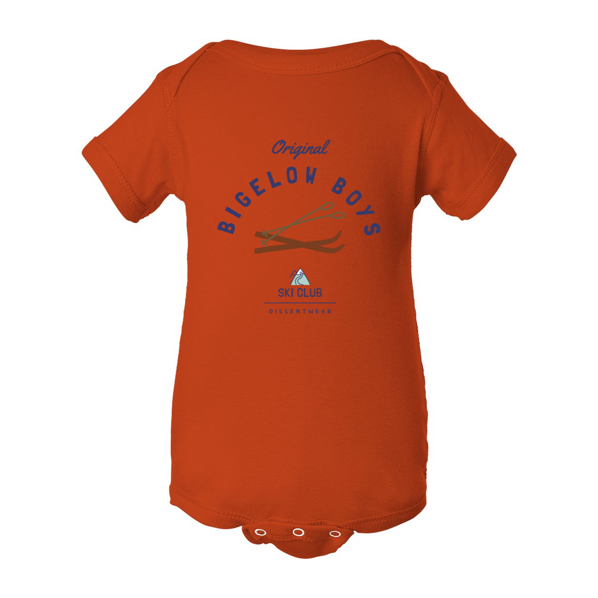 ORIGINAL BIGELOW BOYS SKI CLUB INFANT ONESIE