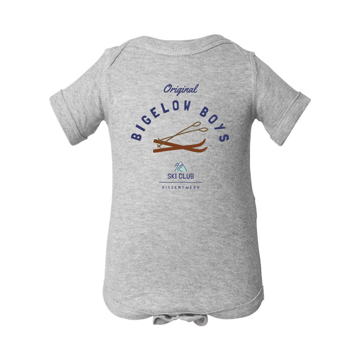 ORIGINAL BIGELOW BOYS SKI CLUB INFANT ONESIE