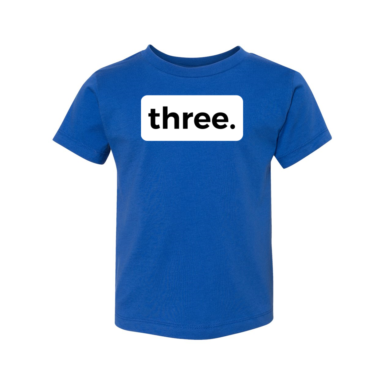 three. 3RD BIRTHDAY T-SHIRT