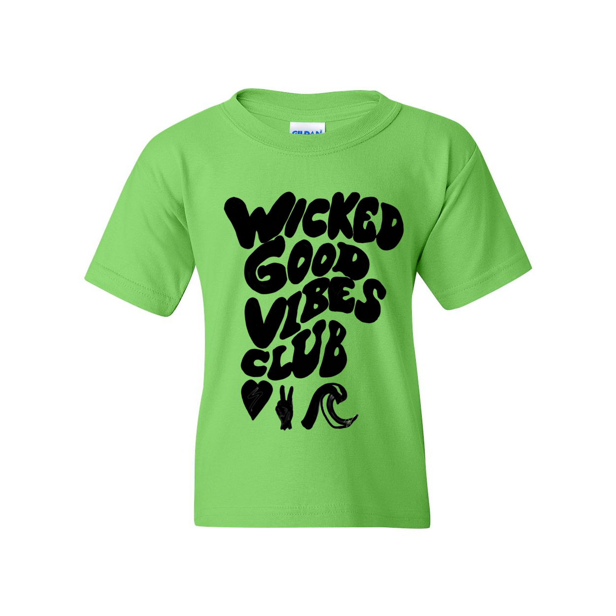 WICKED GOOD VIBES CLUB HAND DRA Youth T-Shirt