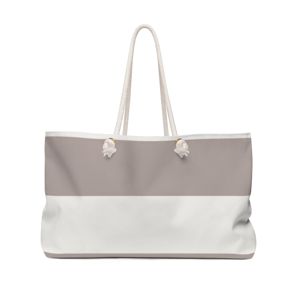 Neutral Weekender Bag