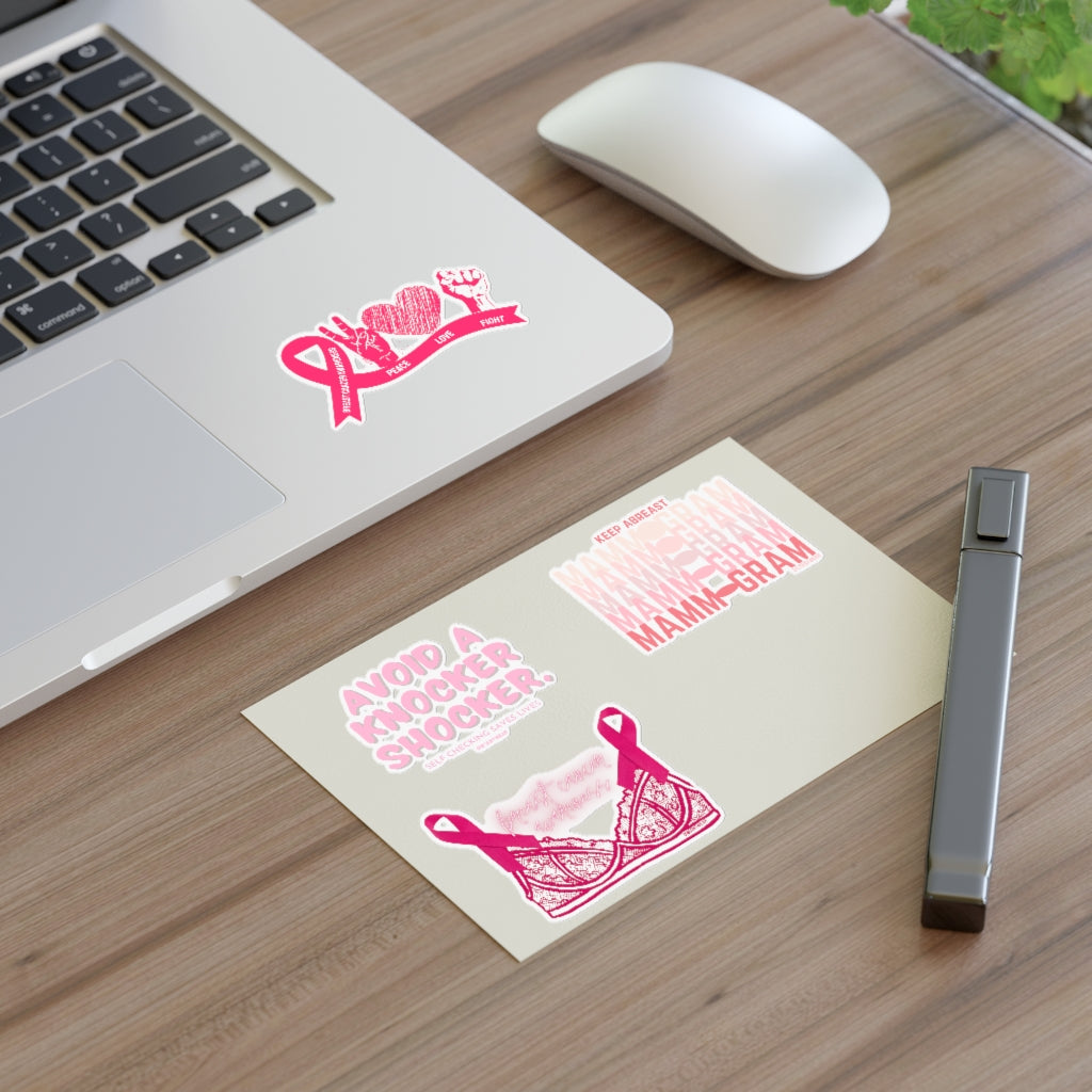 BREAST CANCER AWARENESS STICKER SHEET