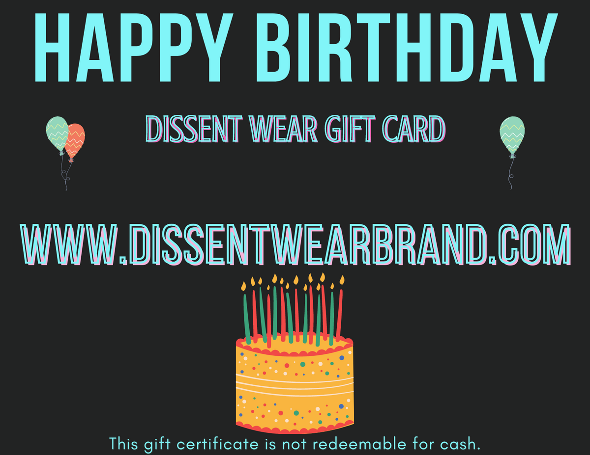 DISSENT WEAR GIFT CARD (Stay Salty)