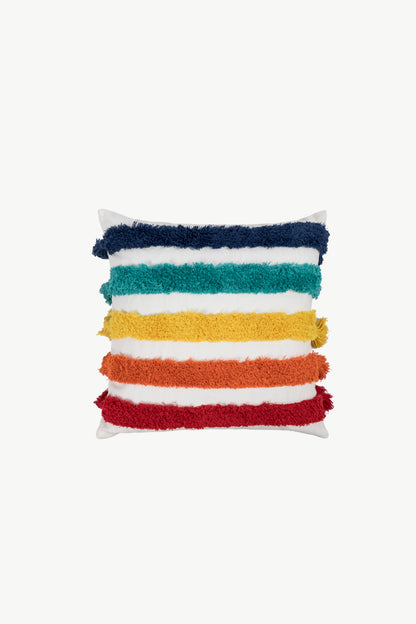 Multicolored Decorative Throw Pillow Case rainbow