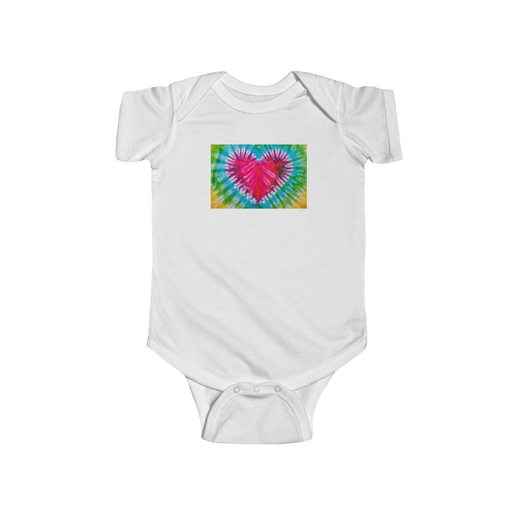 TIE DYE LOVE INFANT BOUTIQUE ONESIE