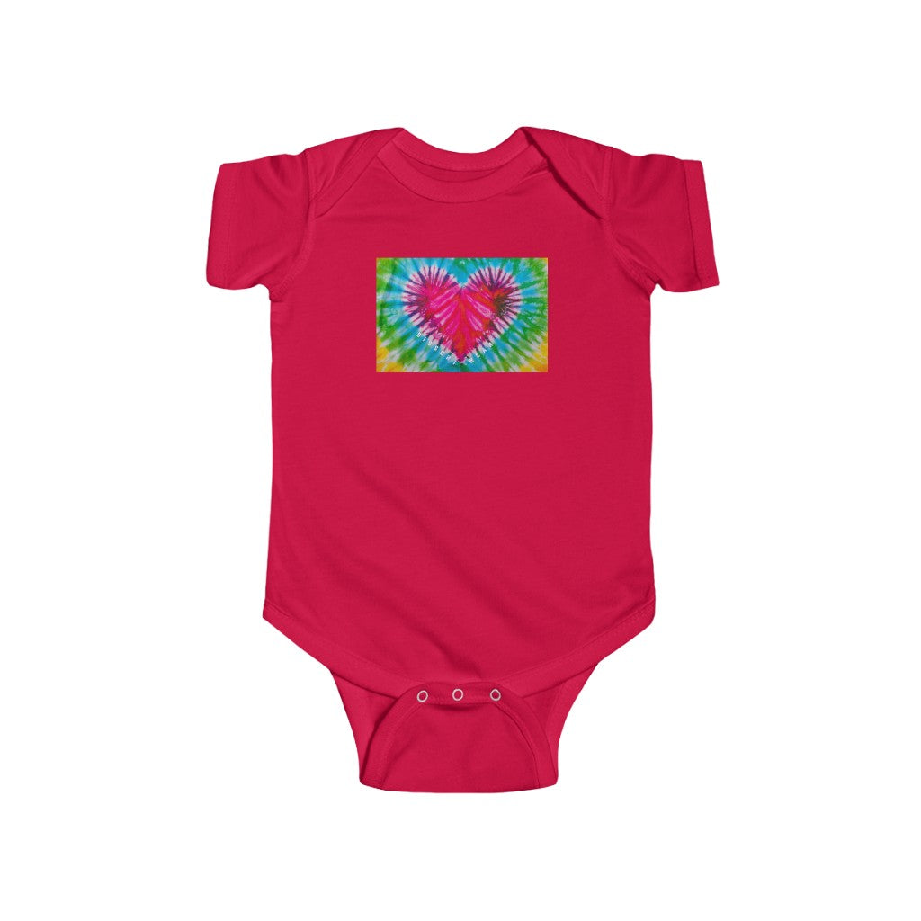 TIE DYE LOVE INFANT BOUTIQUE ONESIE