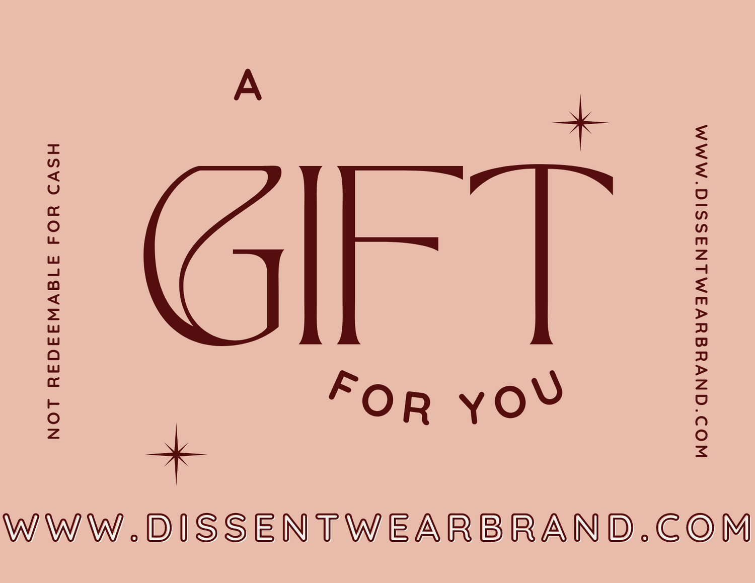 Dissent Wear GIFT CARD Happy Birthday