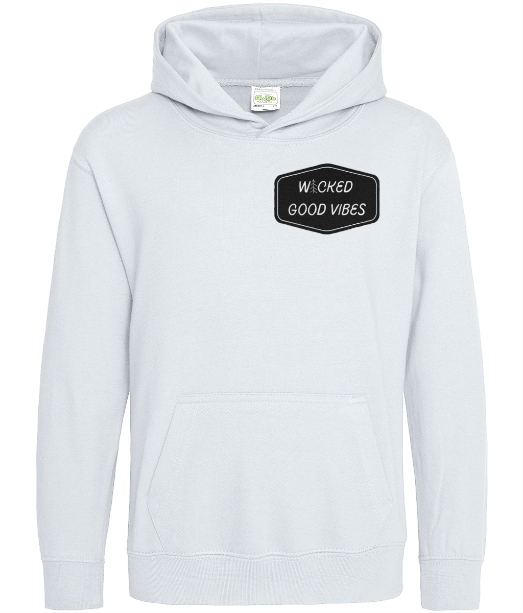 WICKED GOOD VIBES Front and Back Kids Hoodie