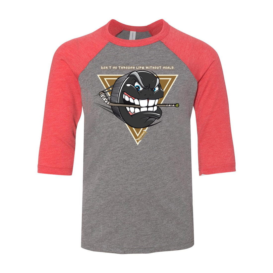 GOALS HOCKEY 3/4 SLEEVE TEE