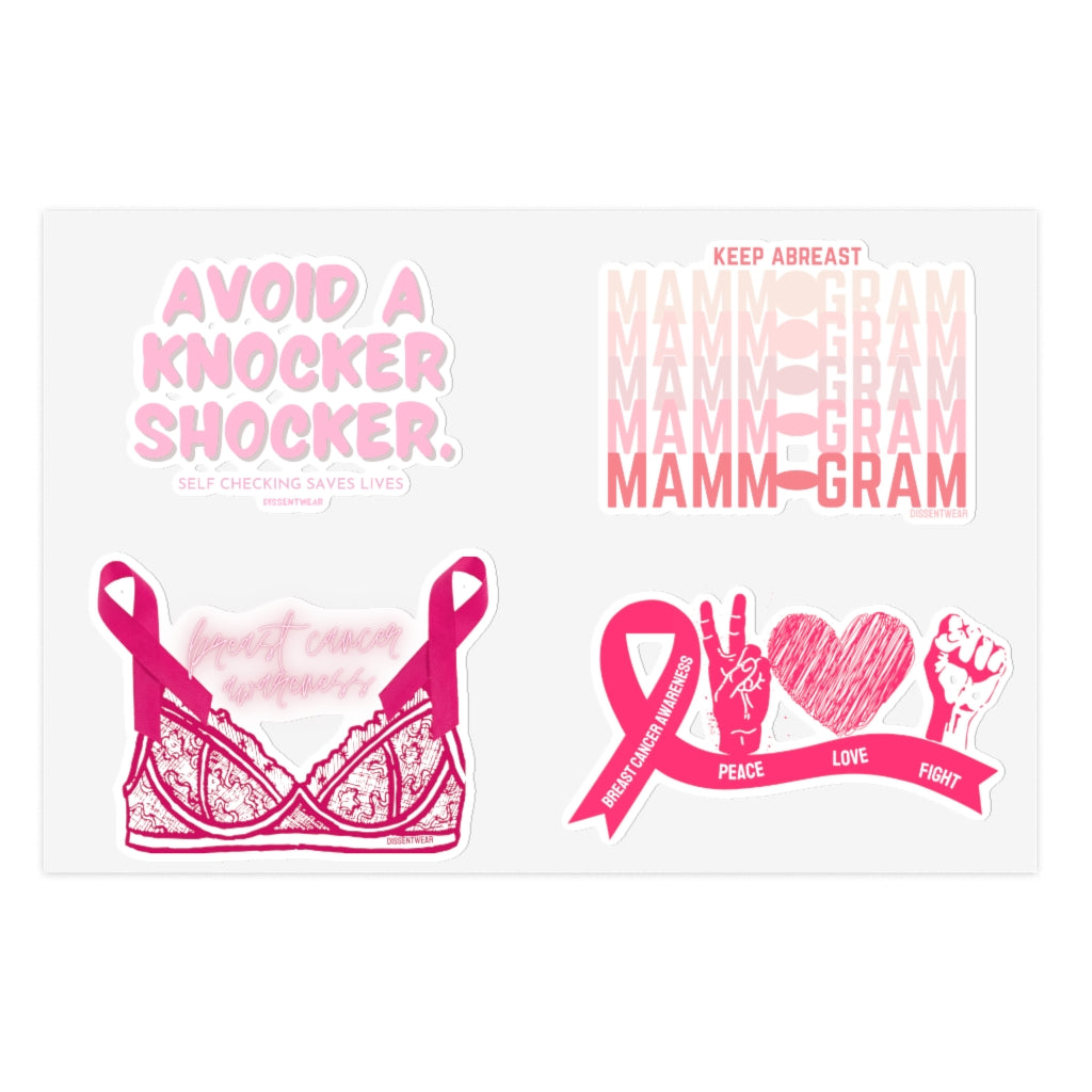 BREAST CANCER AWARENESS STICKER SHEET