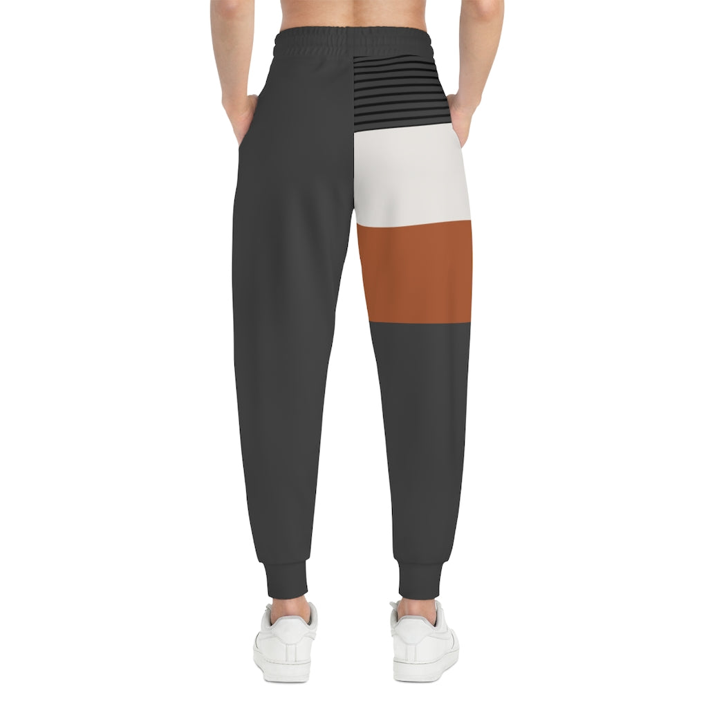 Stripe Couture Athletic Joggers