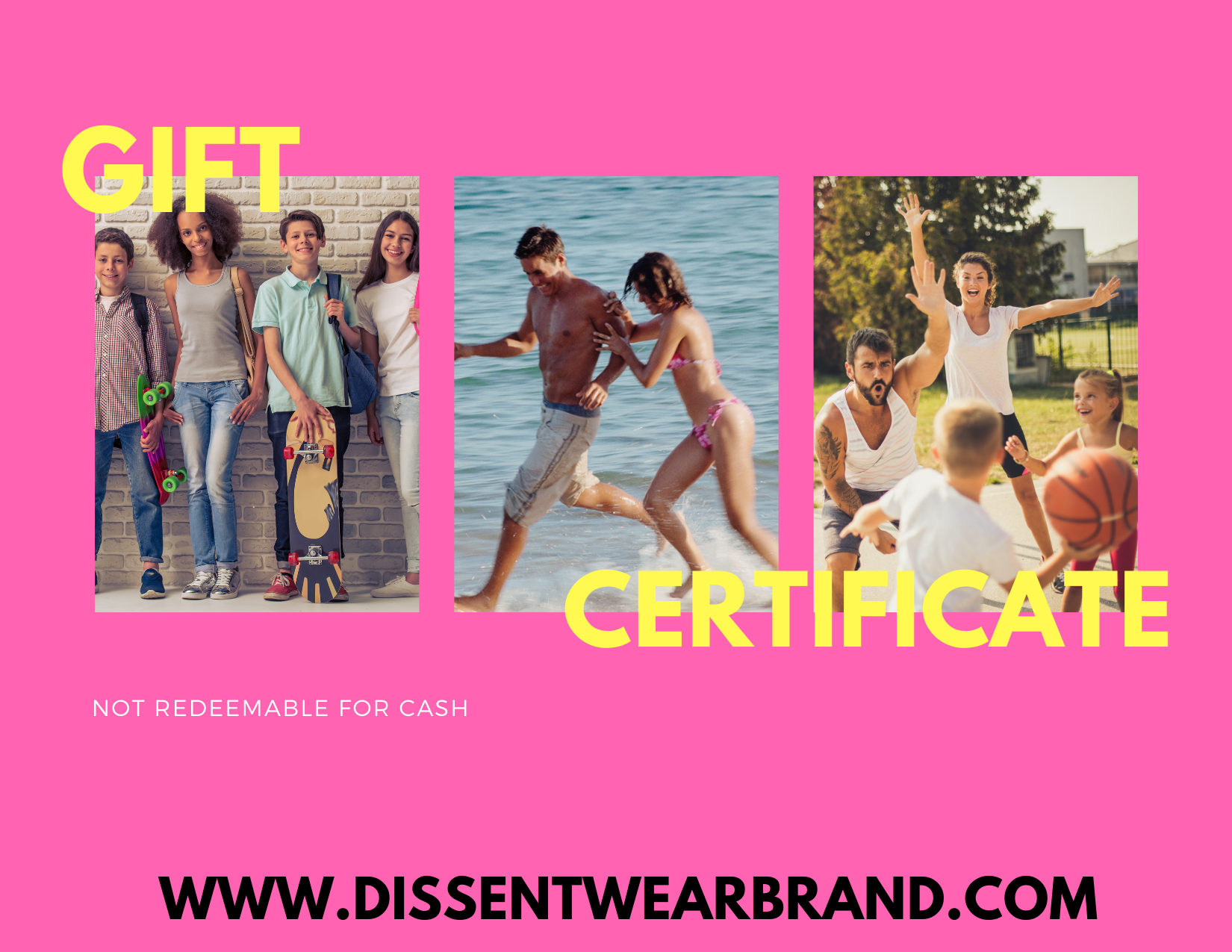 Dissent Wear GIFT CARD Happy Birthday