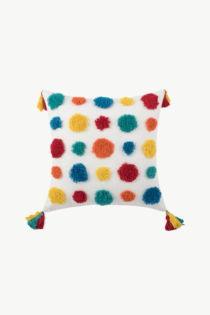 Multicolored Decorative Throw Pillow Case rainbow