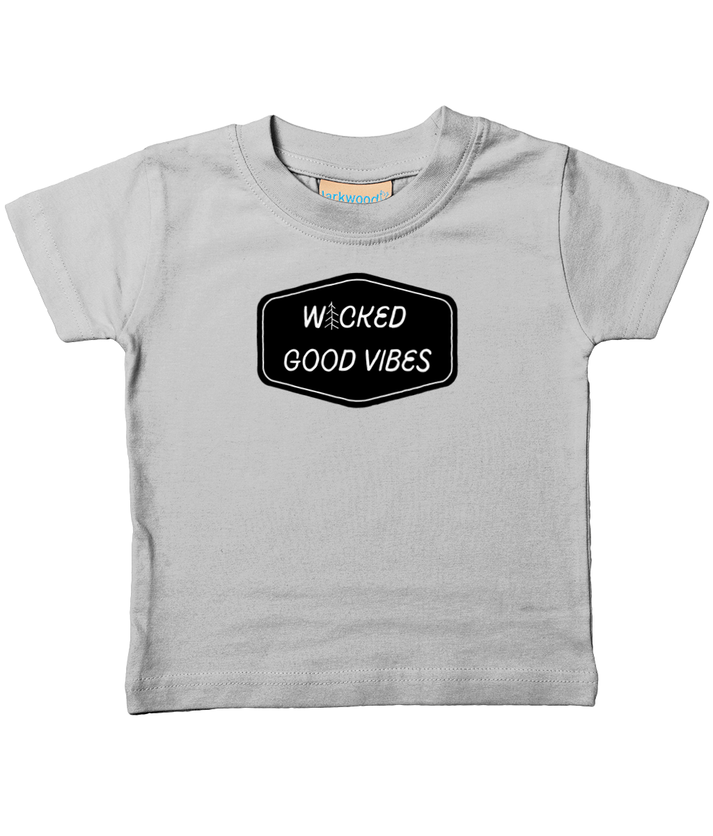 wicked good vibes wicked good vibes front &amp; back infant Tee