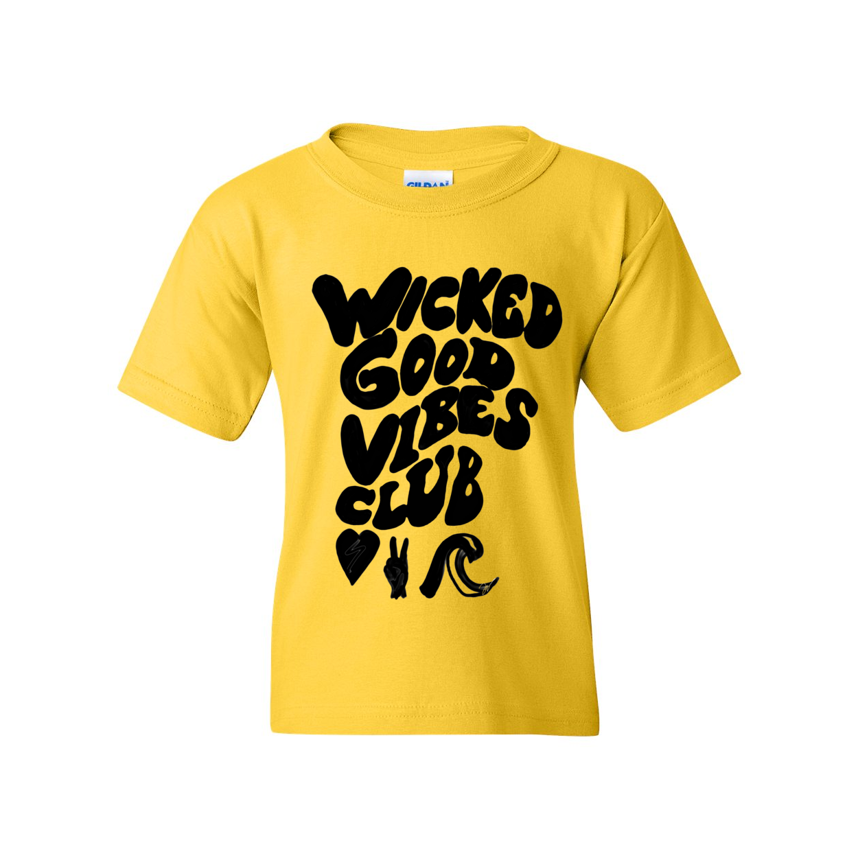 WICKED GOOD VIBES CLUB HAND DRA Youth T-Shirt