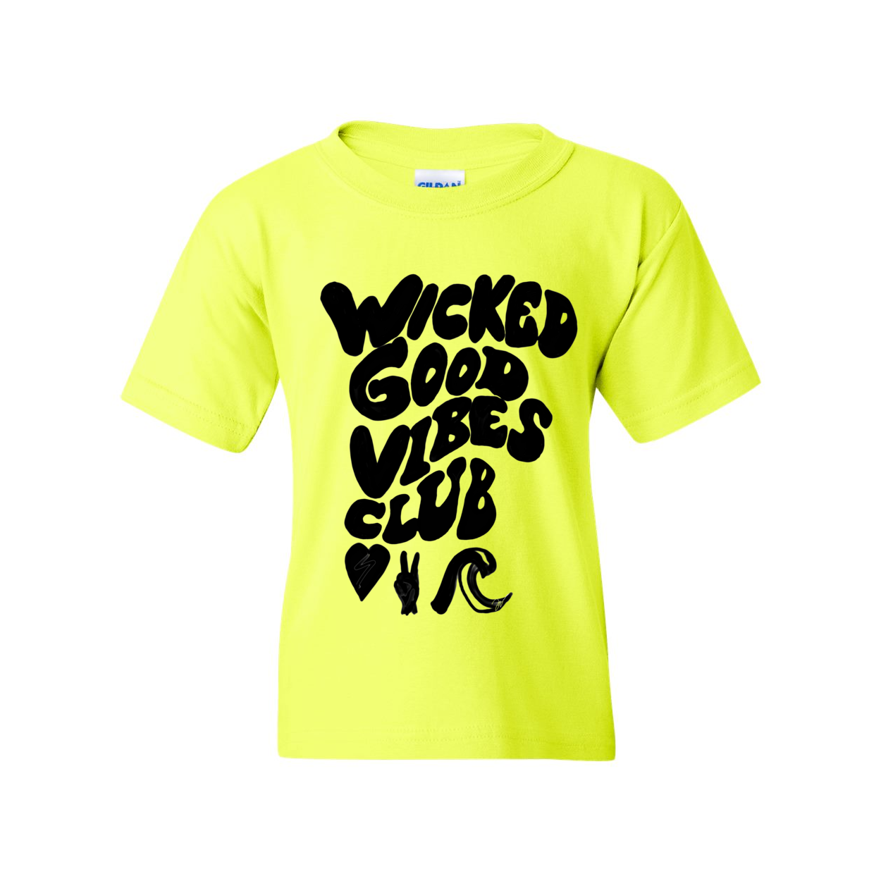 WICKED GOOD VIBES CLUB HAND DRA Youth T-Shirt