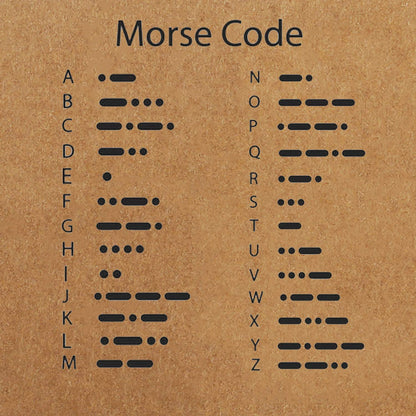 Multiple Morse Code Bracelets