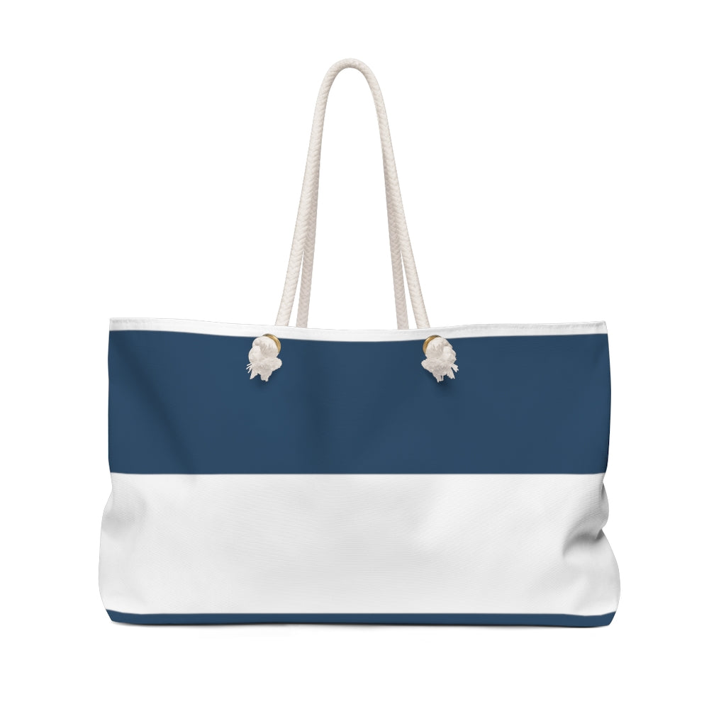 Navy Weekender Bag