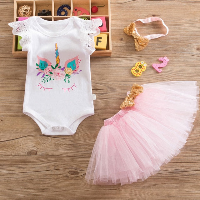 FIRST BIRTHDAY TRENDY TUTU  BABY / TODDLER DRESS! FANCY FIRST BIRTHDAY OUTFIT 1st Birthday