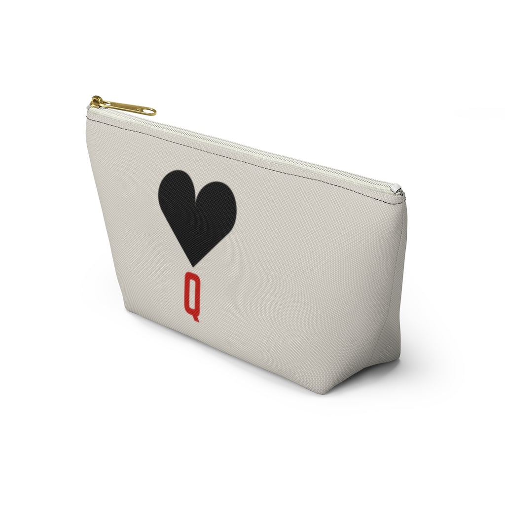 Queen of Hearts Accessory Pouch w T-bottom