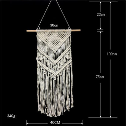 MACRAME BOHO FARMHOUSE WALL HANGINGS (multiple options)