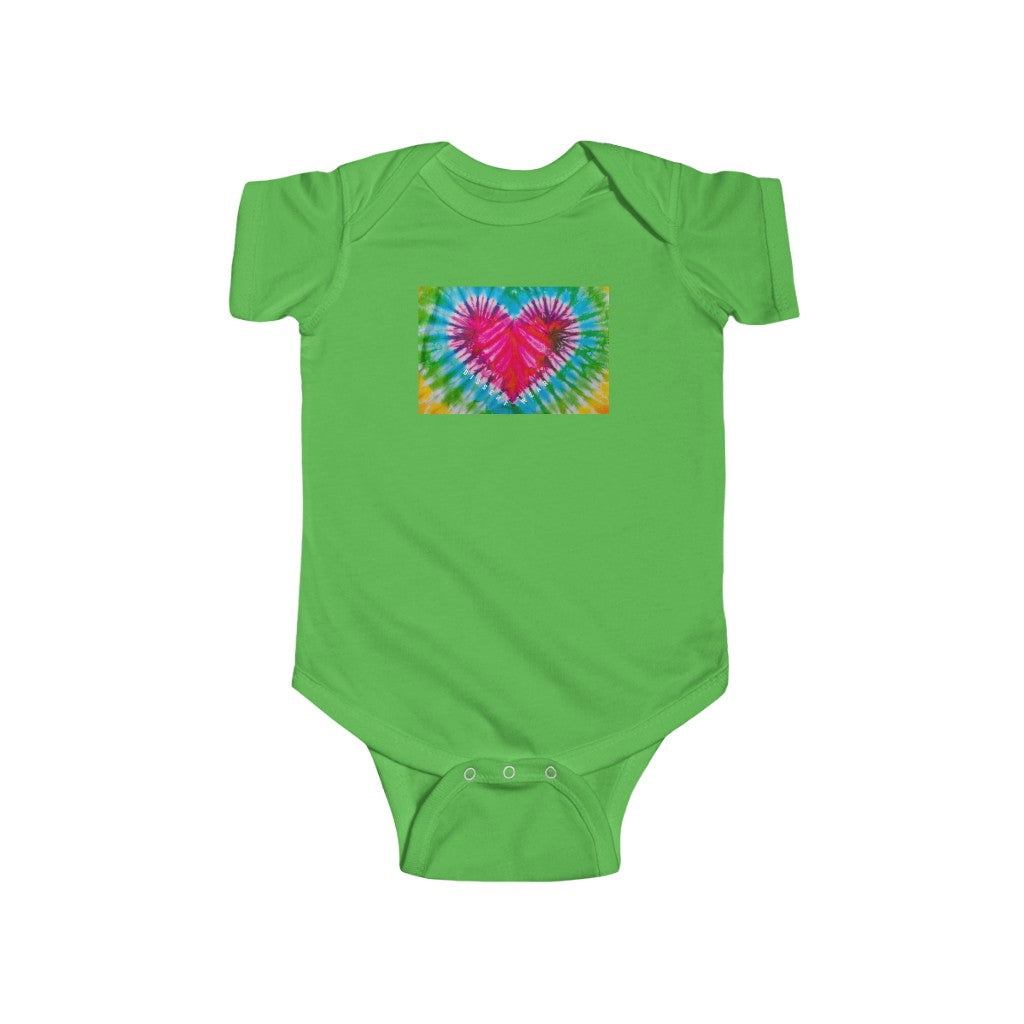 TIE DYE LOVE INFANT BOUTIQUE ONESIE