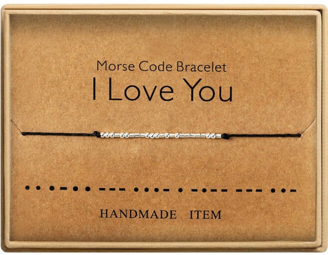 Multiple Morse Code Bracelets