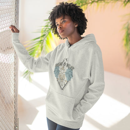 Be Authentic Be Original Blue Rose Comfort Hoodie