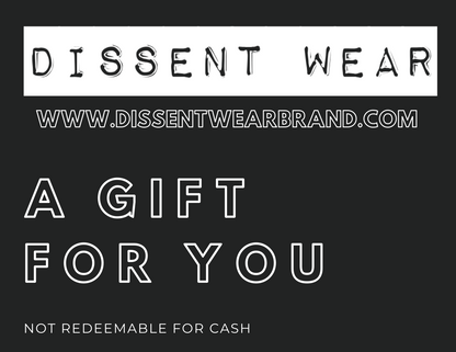 Dissent Wear GIFT CARD Happy Birthday