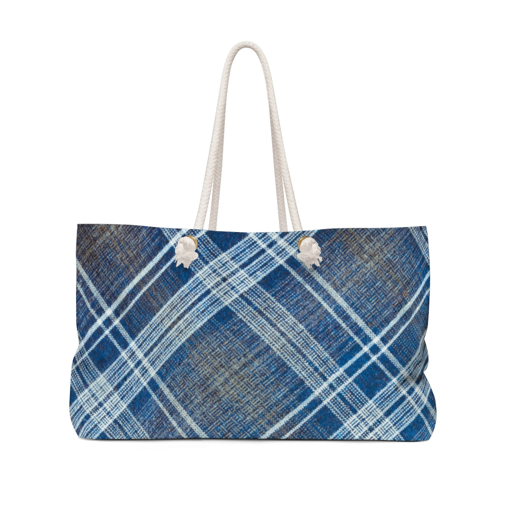 Plaid Weekender Bag