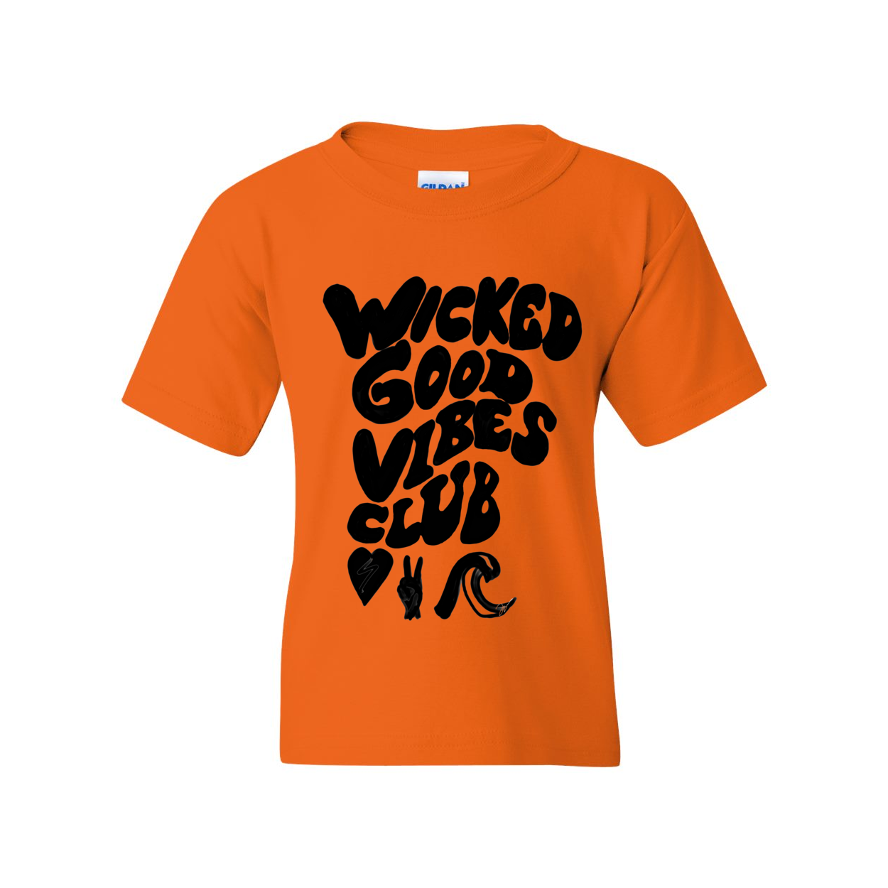 WICKED GOOD VIBES CLUB HAND DRA Youth T-Shirt