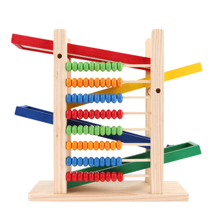 BABY MONTESSORI EDUCATIONAL ABACUS CAR LEARNING TOY