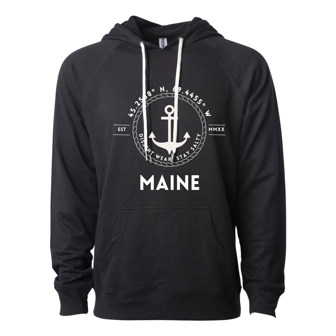 MAINE SALTY Lightweight Terry Hoodie