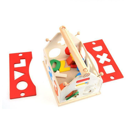 WOODEN BLOCK LEARNING SET