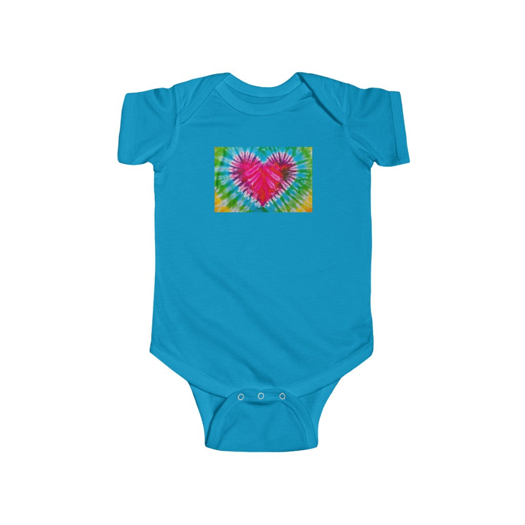 TIE DYE LOVE INFANT BOUTIQUE ONESIE