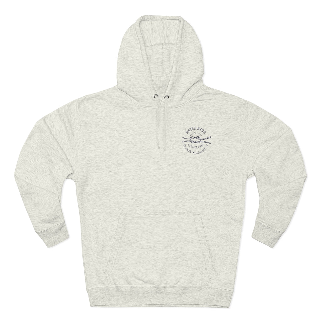 MAINE MADE LOCALLY GROWN CLASSIC NAUTICAL DISSENT WEAR HOODIE