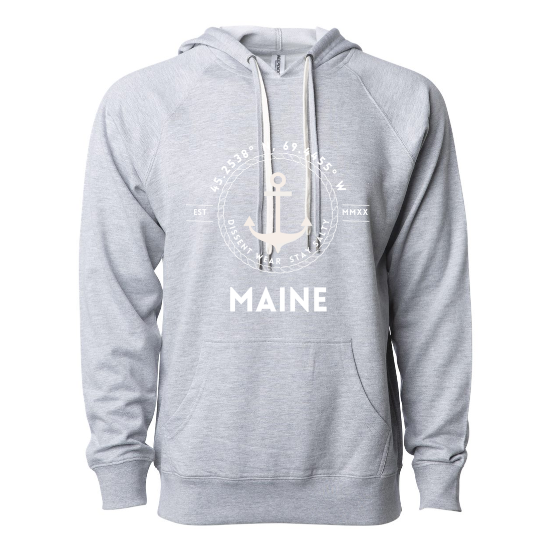 MAINE SALTY Lightweight Terry Hoodie