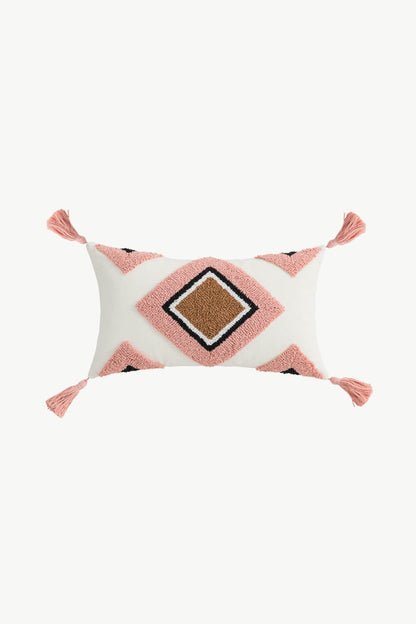 Geometric Graphic Tassel Pillow Cover *hot item* 4 Styles