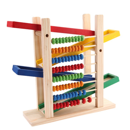 BABY MONTESSORI EDUCATIONAL ABACUS CAR LEARNING TOY