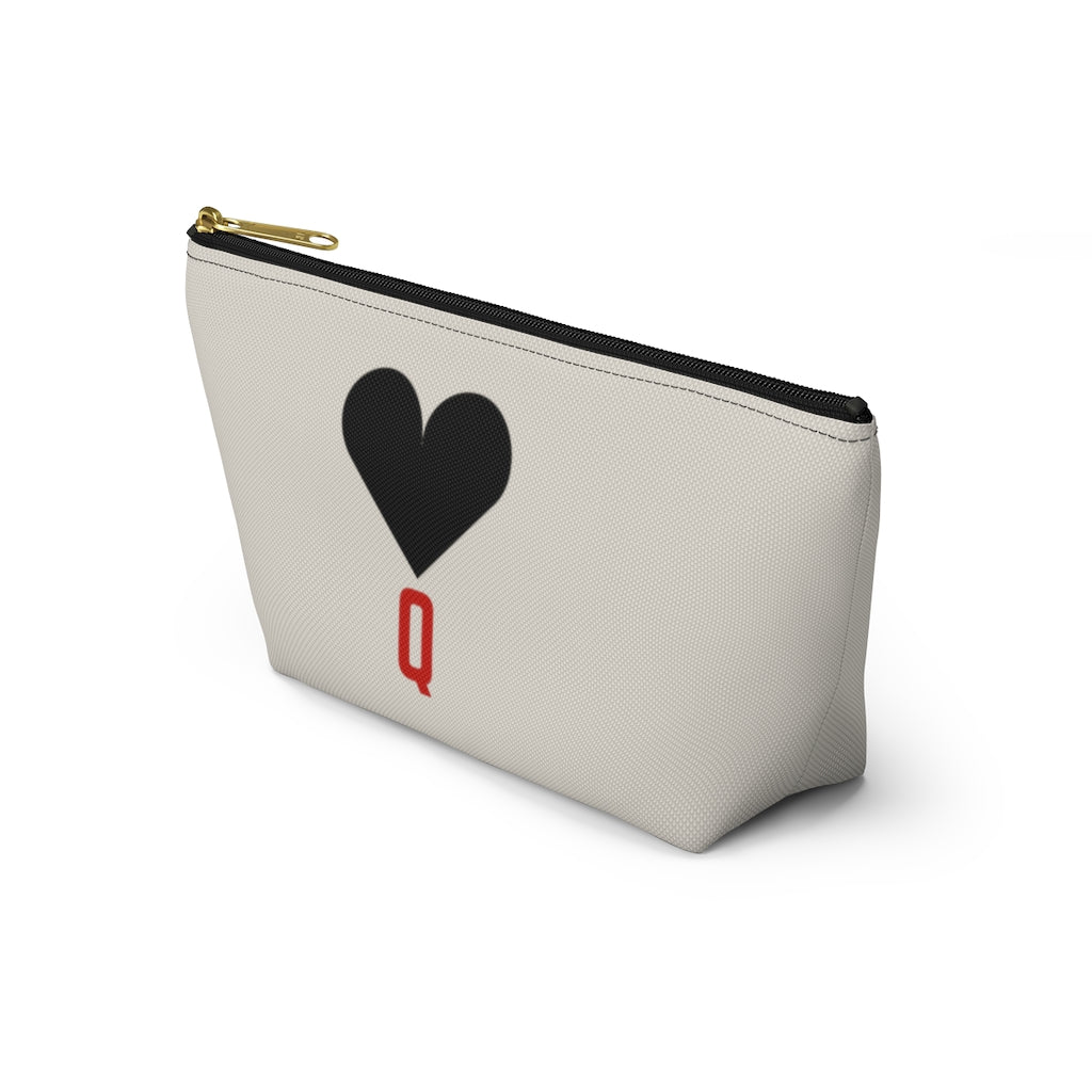 Queen of Hearts Accessory Pouch w T-bottom