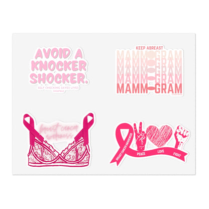 BREAST CANCER AWARENESS STICKER SHEET