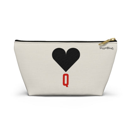 Queen of Hearts Accessory Pouch w T-bottom