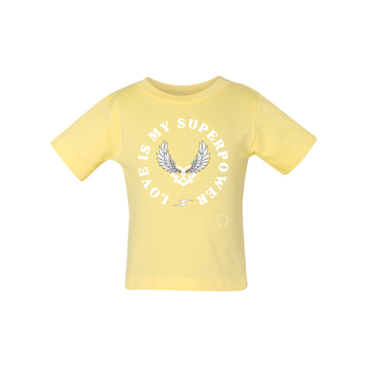 Love is My Superpower Baby Short Sleeve Tee