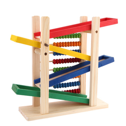 BABY MONTESSORI EDUCATIONAL ABACUS CAR LEARNING TOY