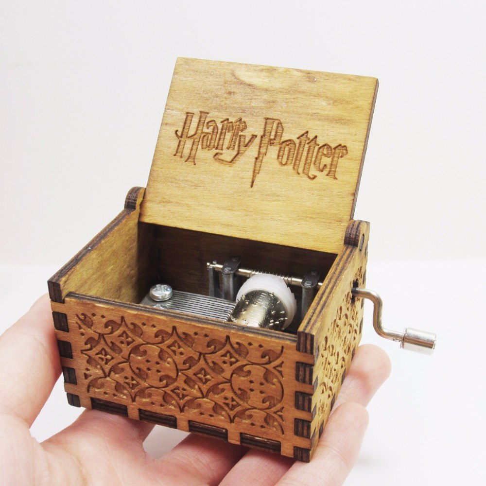 Wooden Music Box Featuring:  Star Wars, Harry Potter or Game of Thrones
