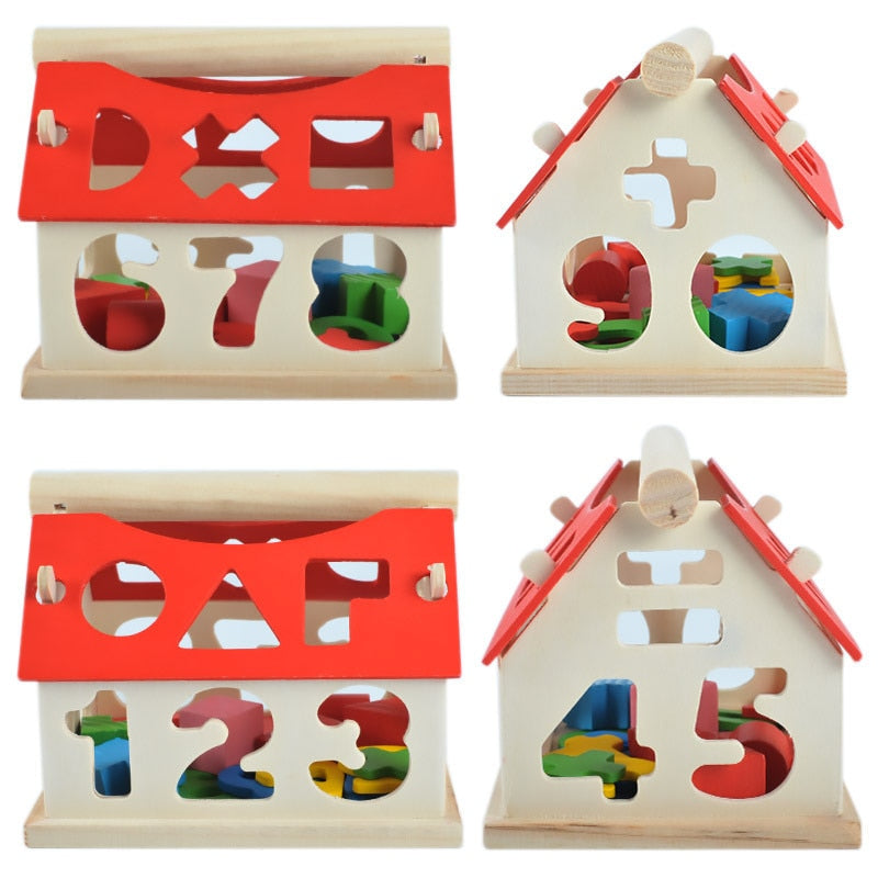 WOODEN BLOCK LEARNING SET