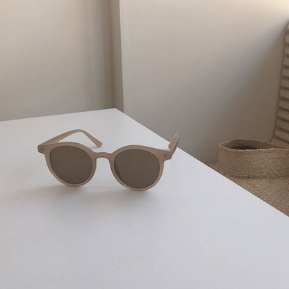 Retro Vintage Style Round Frame Sunglasses