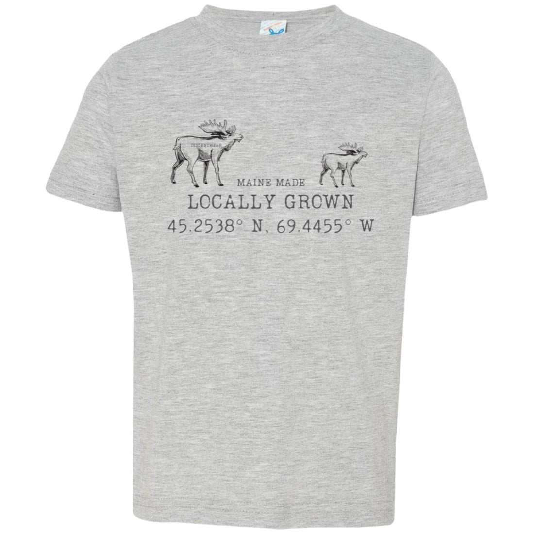 MAINE MADE, LOCALLY GROWN MOOSE TODDLER TEE